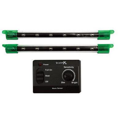 Vision X Lighting 6 Inch Green Flexible LED Accent Twin Pack LED Bars - 4005136